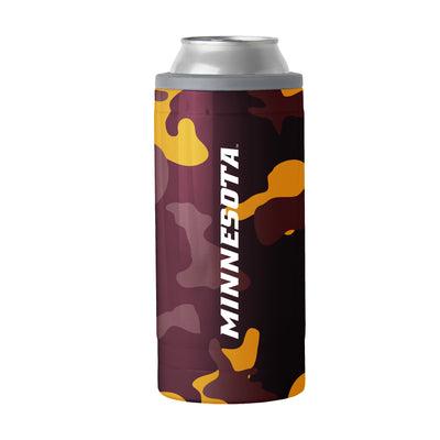 Minnesota 12oz Camo Swagger Slim Can Coolie