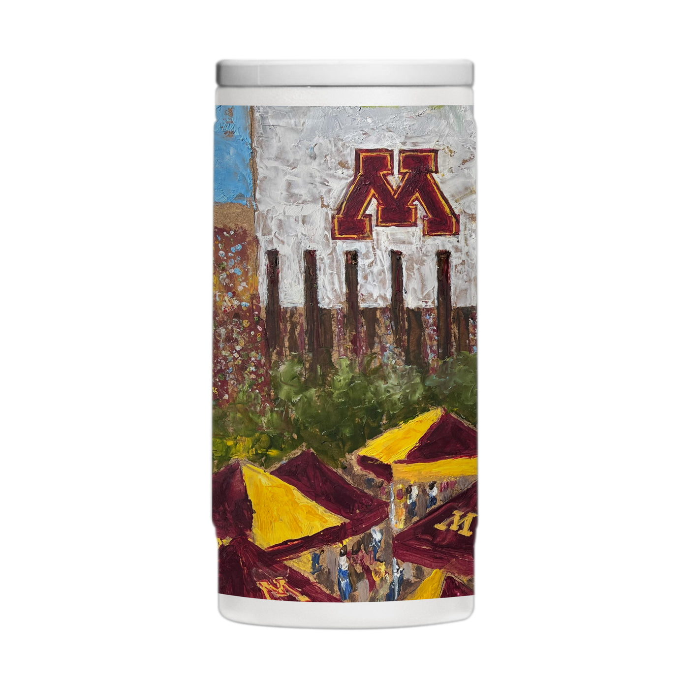 Minnesota 12oz Collector Powdercoat SlimCan Coolie