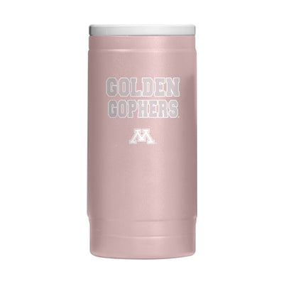 Minnesota  Stencil Powder Coat Slim Can Coolie