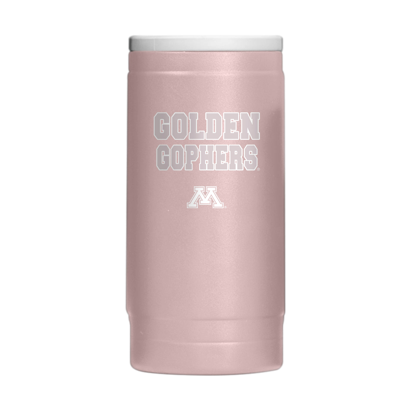 Minnesota  Stencil Powder Coat Slim Can Coolie