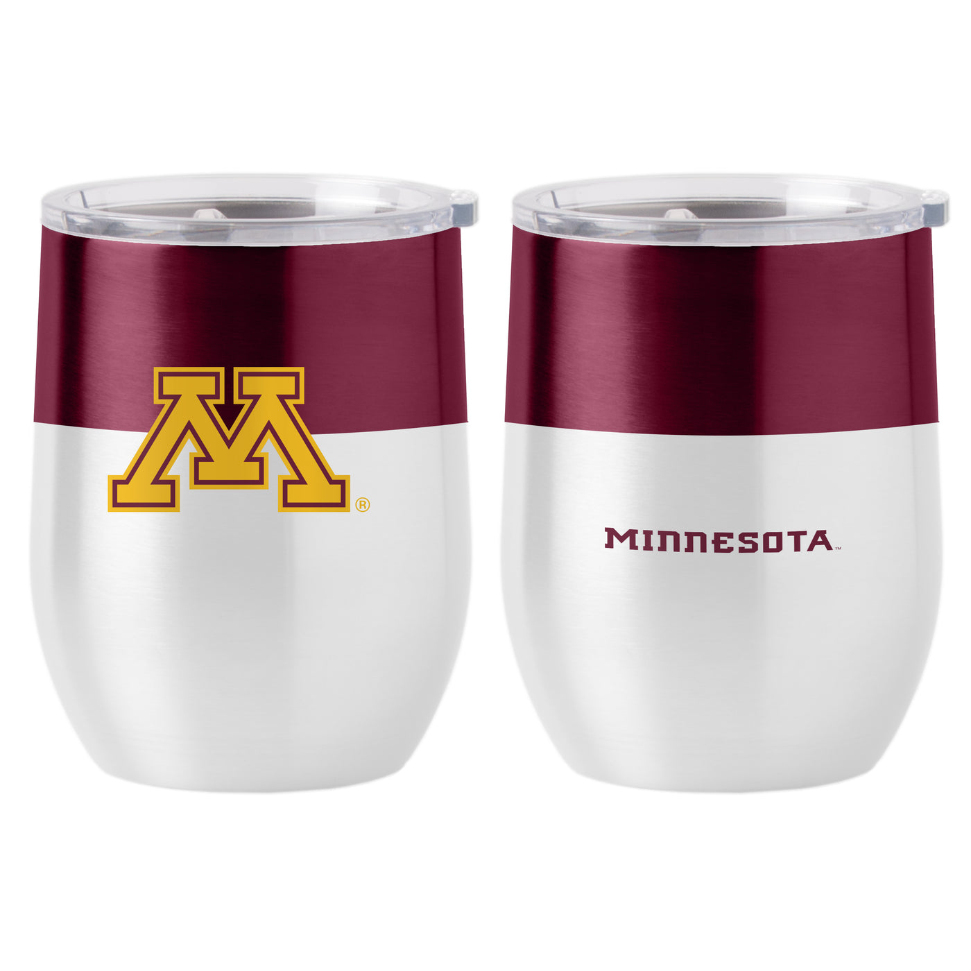 Minnesota 16oz Colorblock Stainless Curved Beverage
