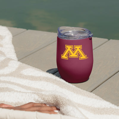 Minnesota 16oz Flipside Powder Coat Curved Beverage