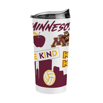 Minnesota 20oz Native Powder Coat Tumbler