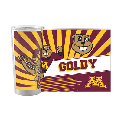 Minnesota 20oz Mascot Stainless Tumbler