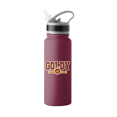 Minnesota 25oz Campus Color Letterman Stainless Single Wall Flip Top Bottle