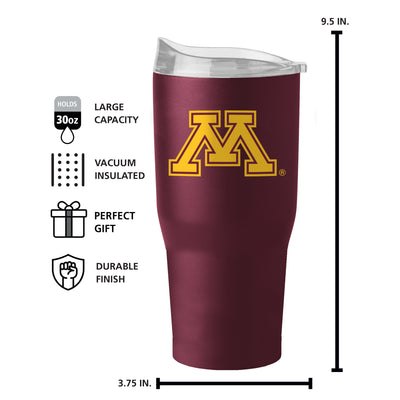 Minnesota 30oz Flipside Powder Coat Tumbler - Logo Brands