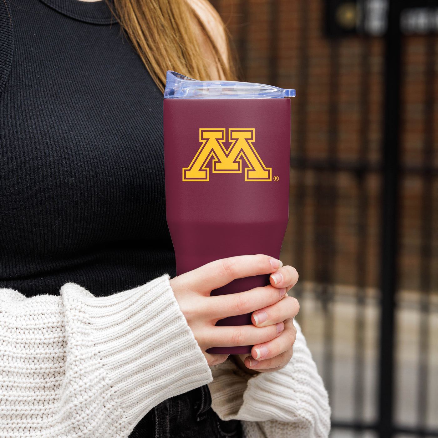 Minnesota 30oz Flipside Powder Coat Tumbler - Logo Brands