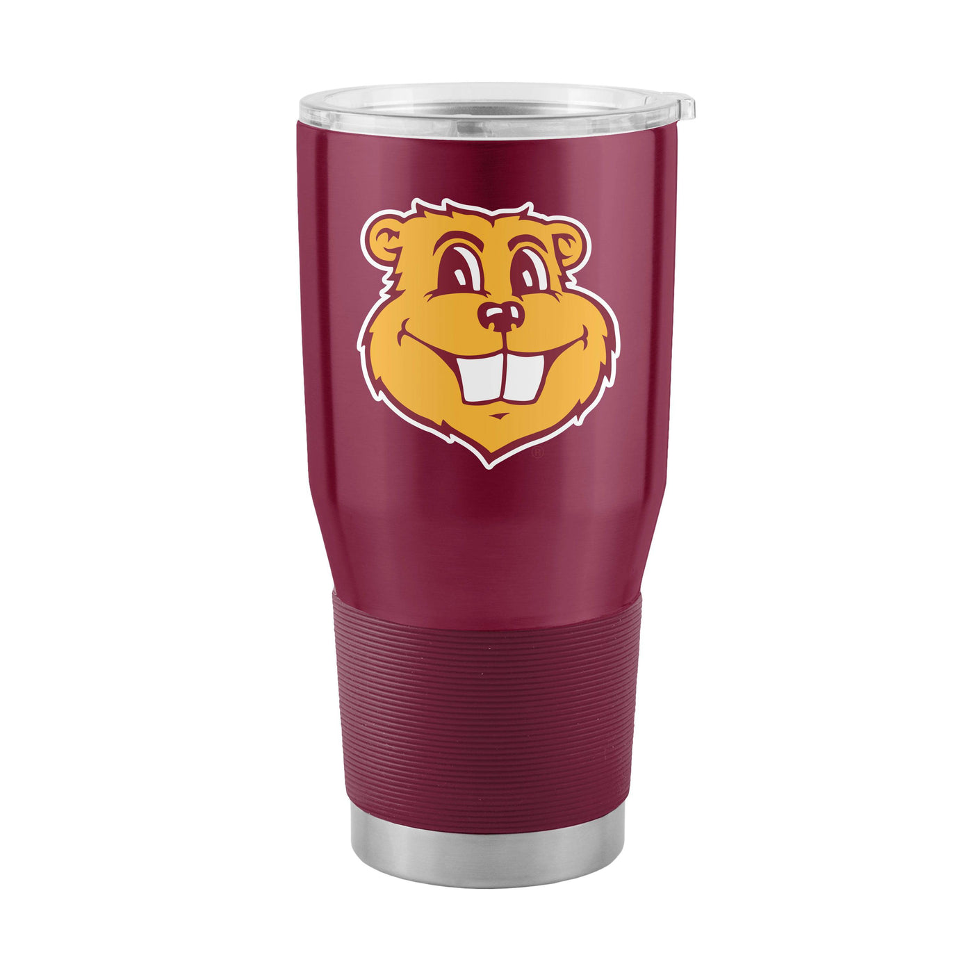 Minnesota 30oz Goldy Face Maroon Stainless Tumbler