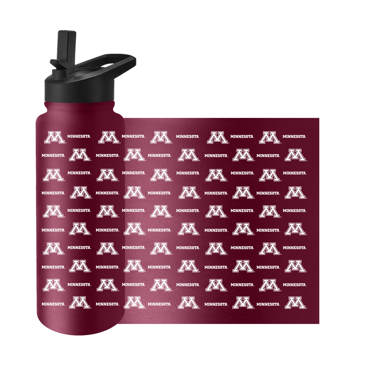 Minnesota 34oz Step and Repeat Quencher Bottle