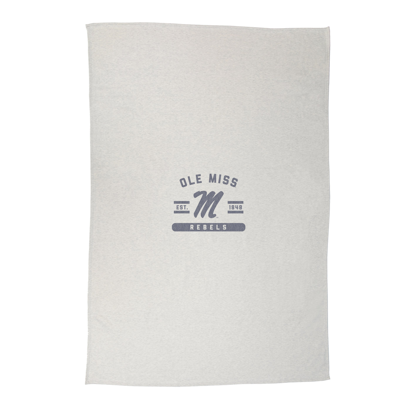 Ole Miss Oatmeal Sweatshirt Blanket