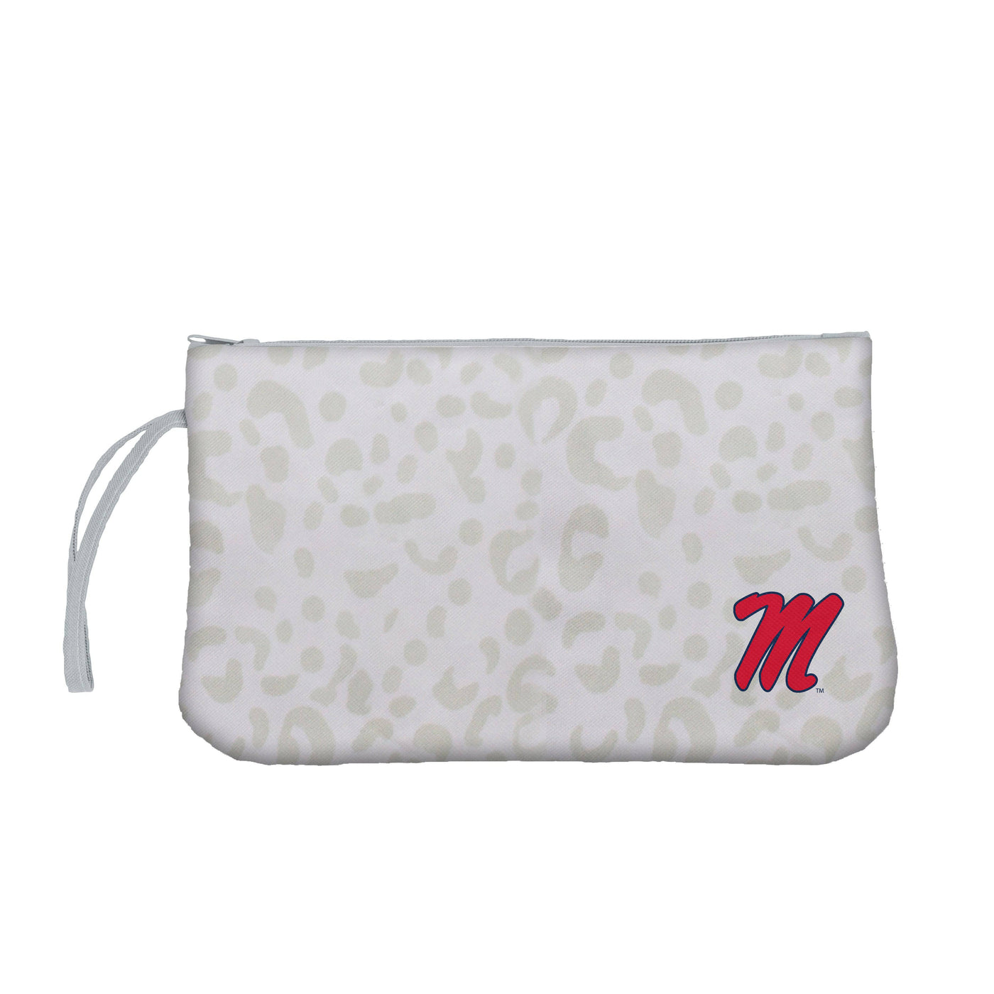 Ole Miss Leopard Print Wristlet