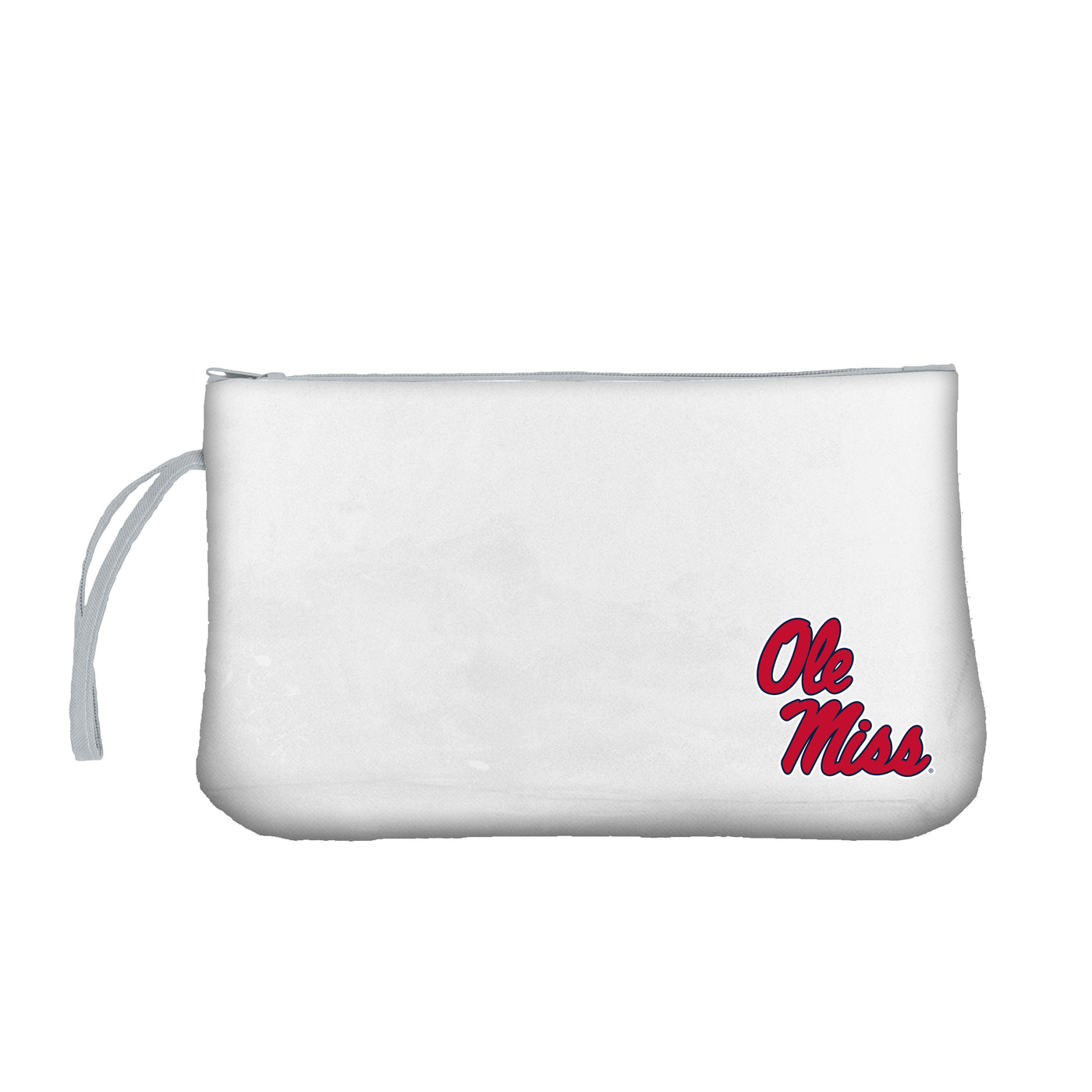 Ole Miss Clear Wristlet