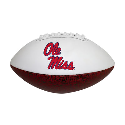 Ole Miss Official-Size Autograph Football - Logo Brands