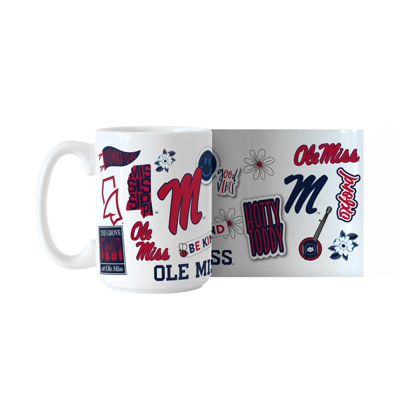 Ole Miss 15oz Native Sublimated Mug