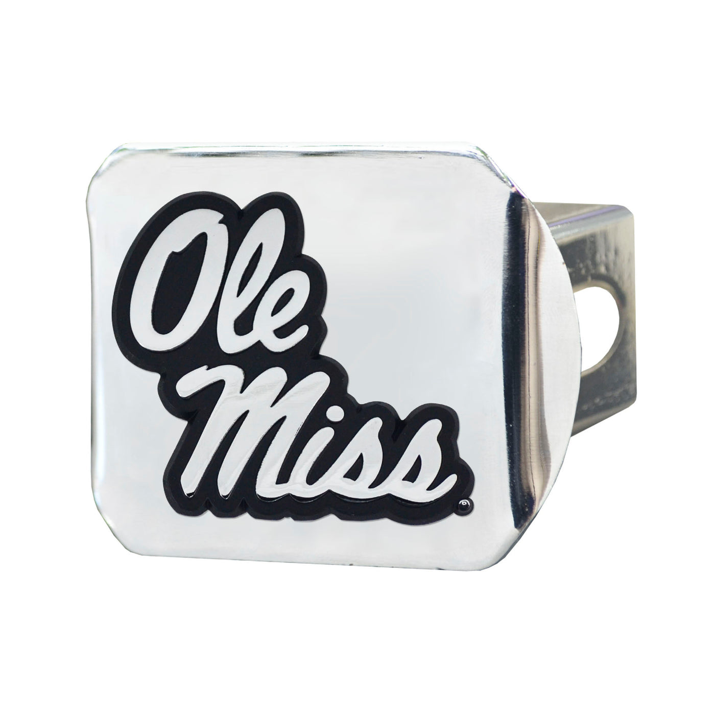 University of Mississippi Chrome on Chrome Hitch Cover