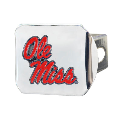 University of Mississippi Color on Chrome Hitch Cover
