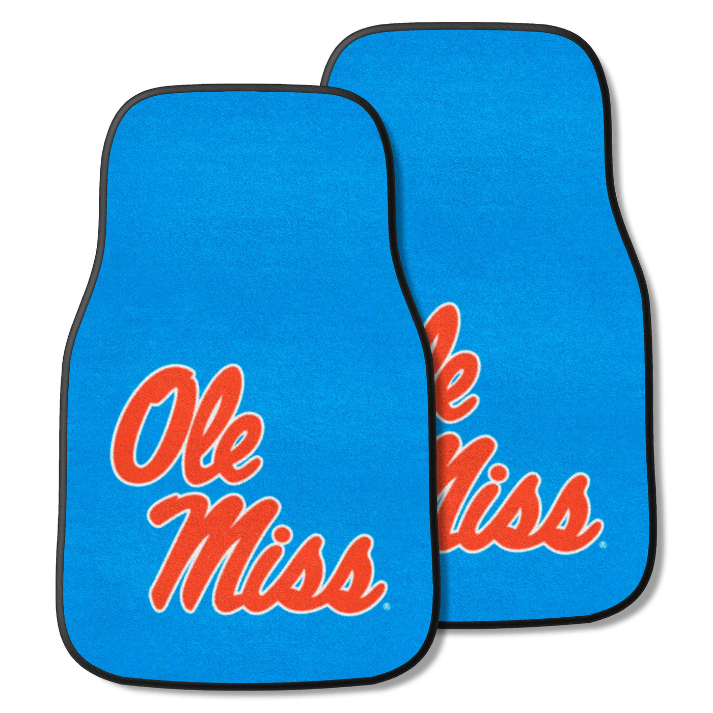 University of Mississippi - Ol 2-pc Carpet Car Mat Set
