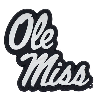 University of Mississippi Chrome Emblem
