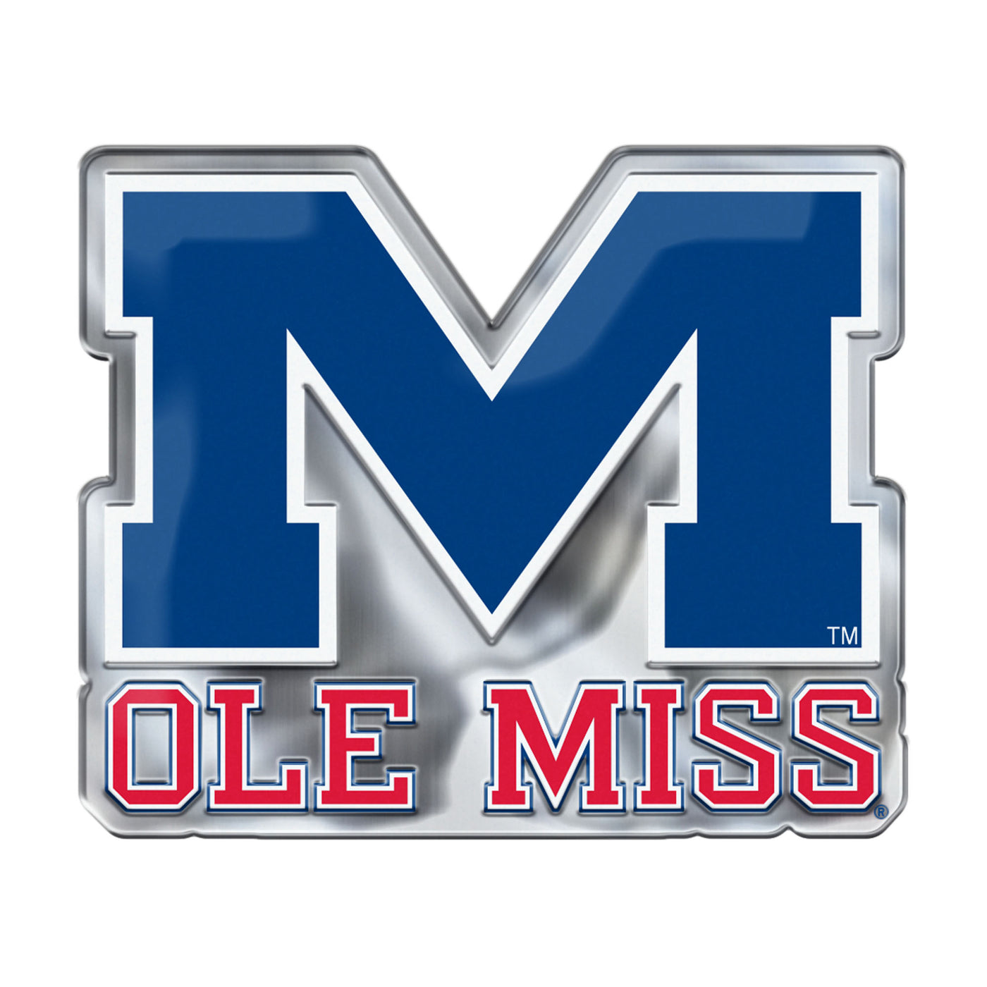 University of Mississippi - Ol Embossed Color Emblem2
