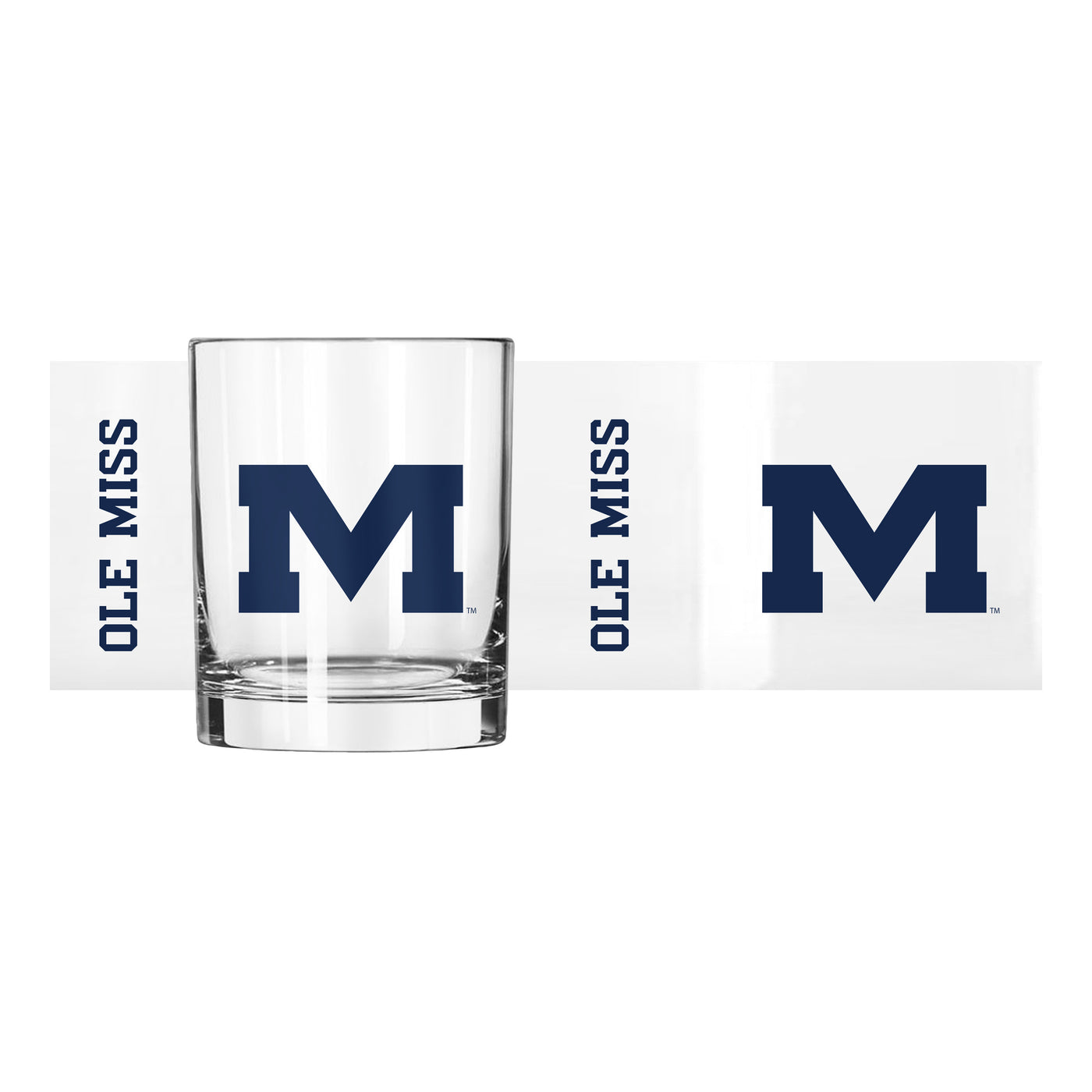 Ole Miss 14oz Gameday Rocks Glass
