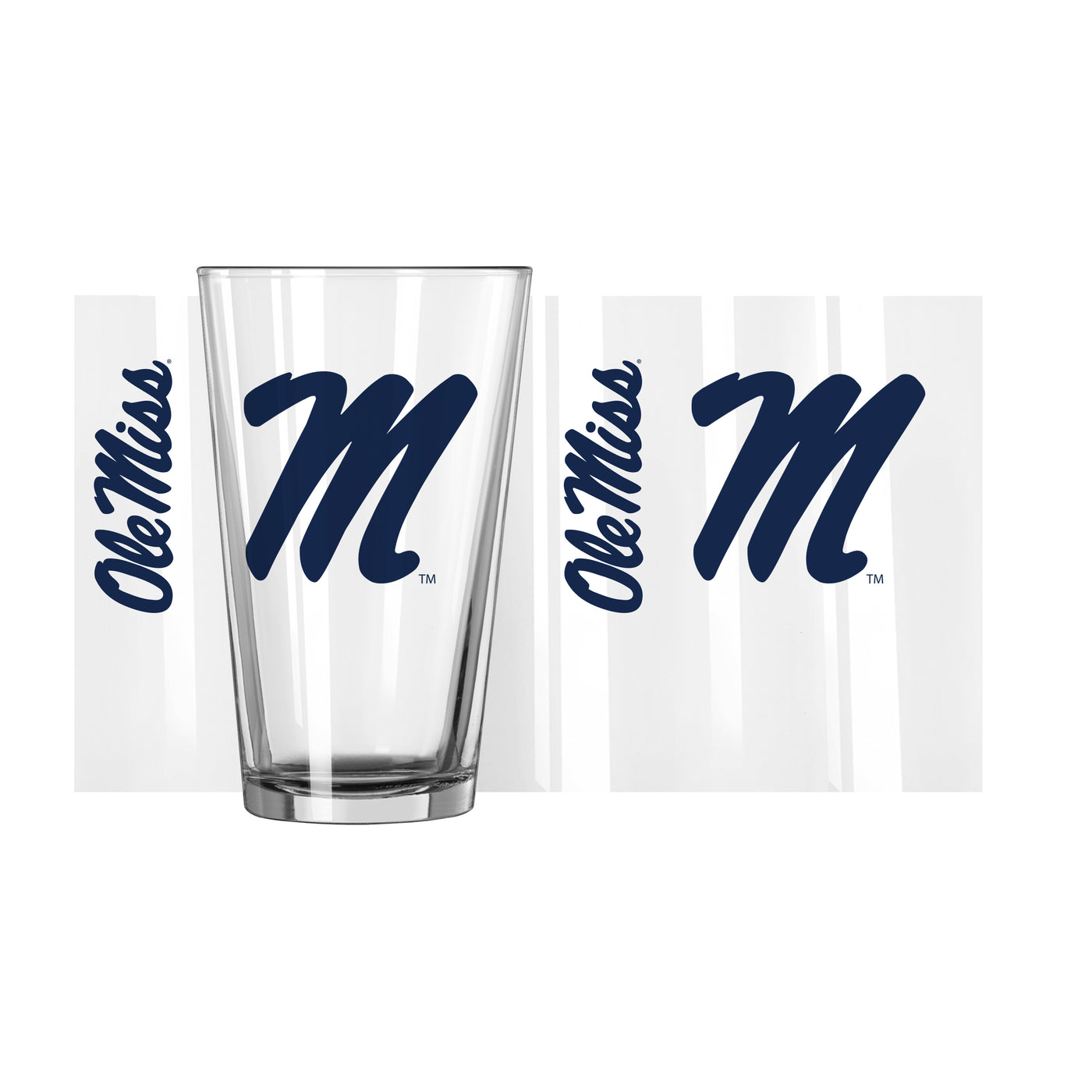 Ole Miss 16oz Gameday Pint Glass - Logo Brands