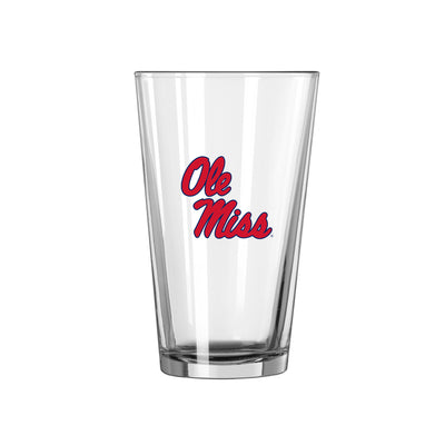 Ole Miss 16oz Logo Pint Glass - Logo Brands