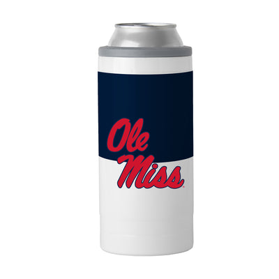 Ole Miss 12oz Colorblock Slim Can Coolie - Logo Brands