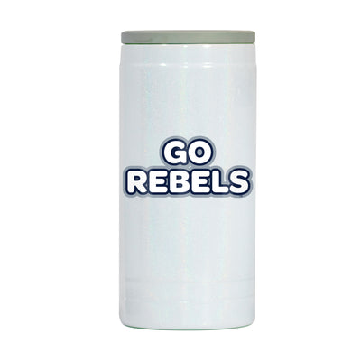 Ole Miss 12oz Bubble Iridescent Slim Coolie - Logo Brands