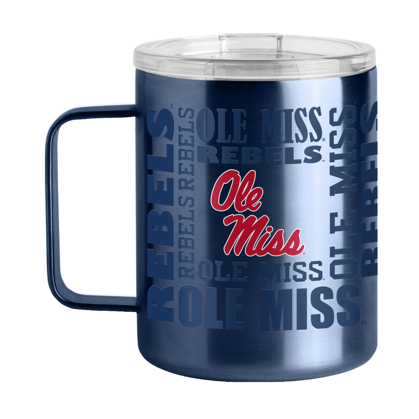 Ole Miss 15oz Replay Stainless Steel Mug