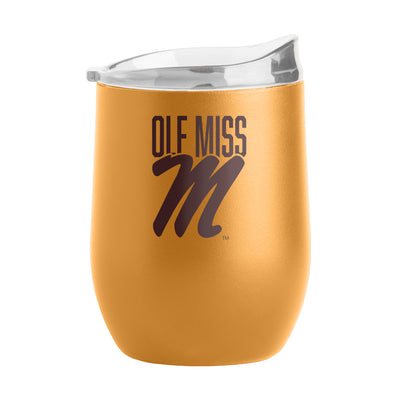 Ole Miss 16oz Huddle Powder Coat Curved Beverage - Logo Brands