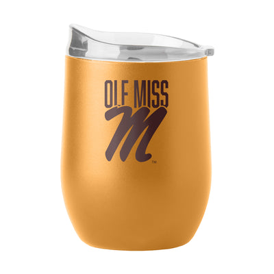 Ole Miss 16oz Huddle Powder Coat Curved Beverage - Logo Brands