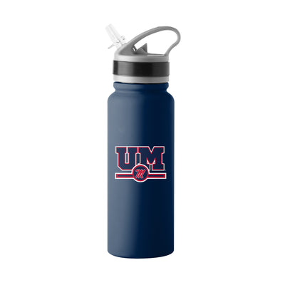 Ole Miss 25oz Campus Color Letterman Stainless Single Wall Flip Top Bottle