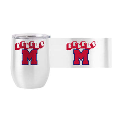 Ole Miss 16oz Arcade Stainless Curved Beverage