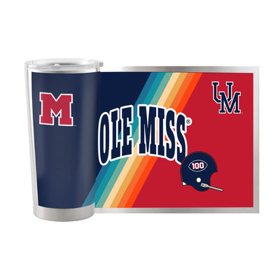 Ole Miss 20oz Wave Stainless Steel Tumbler