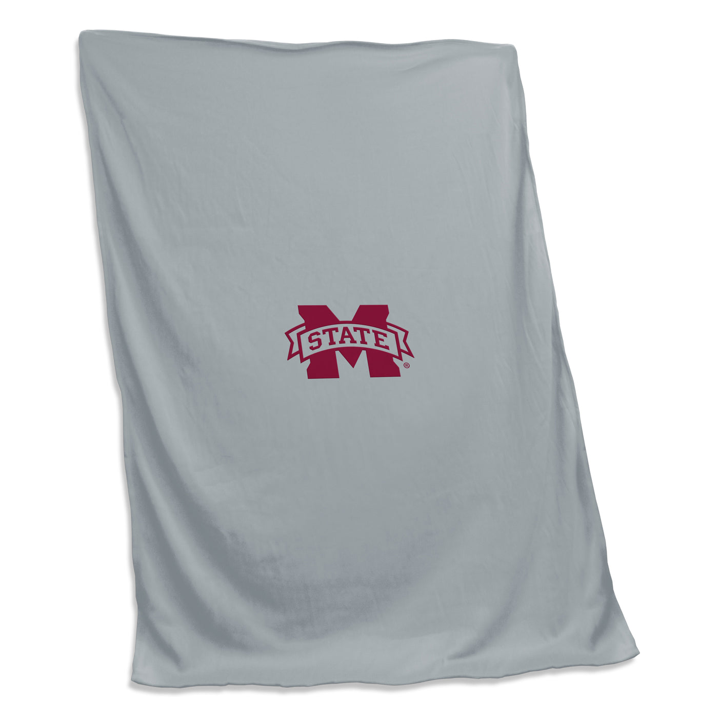 Mississippi State Gray Sweatshirt Blanket (Screened)