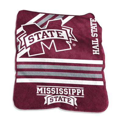 Mississippi State Raschel Throw - Logo Brands