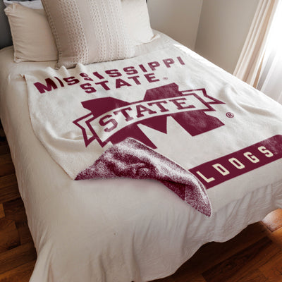 Mississippi State Luxe Prime Dreams Throw
