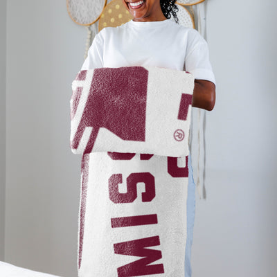 Mississippi State Luxe Prime Dreams Throw