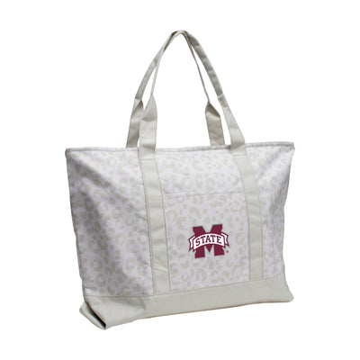 Mississippi State Leopard Pattern Tote - Logo Brands