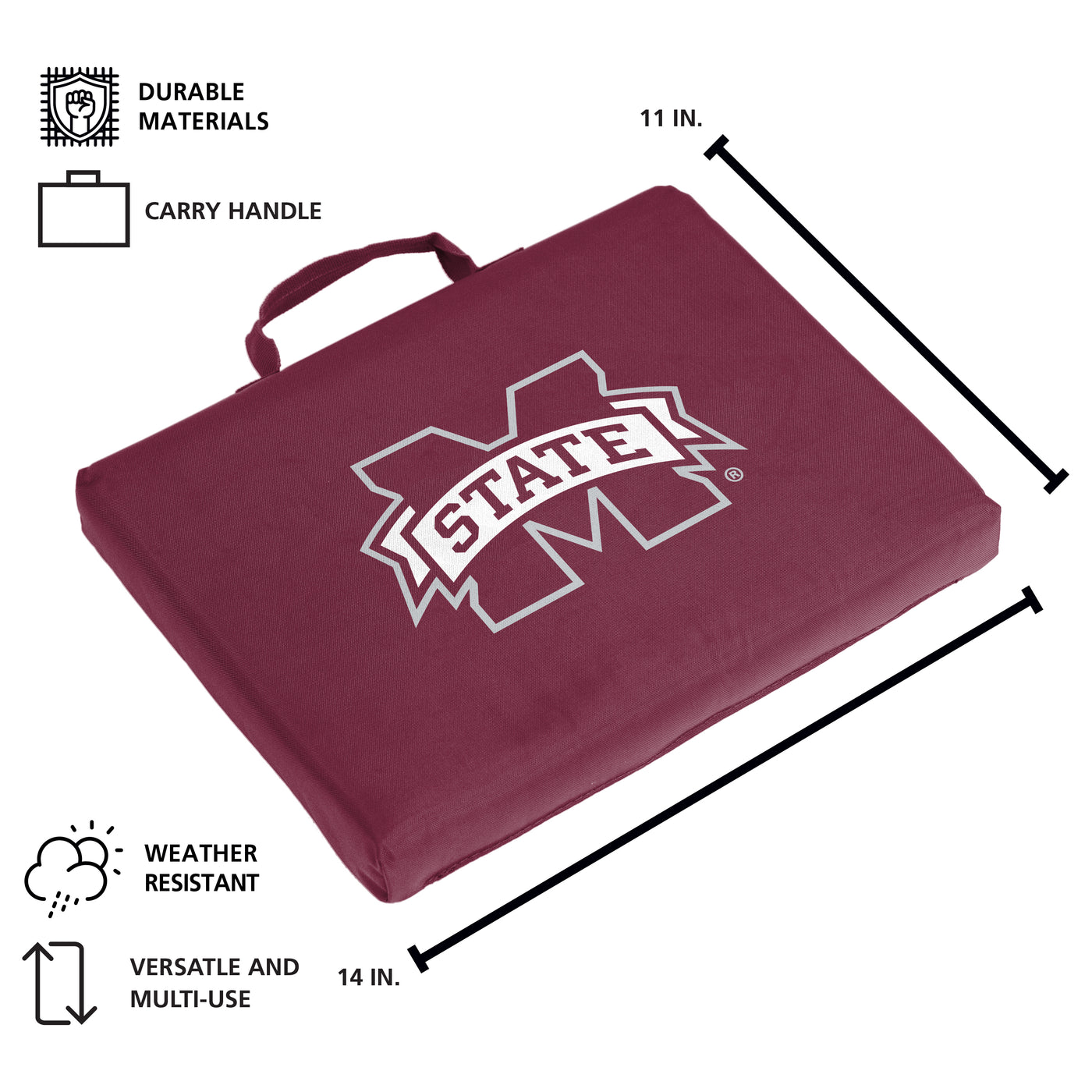 Mississippi State Bleacher Cushion