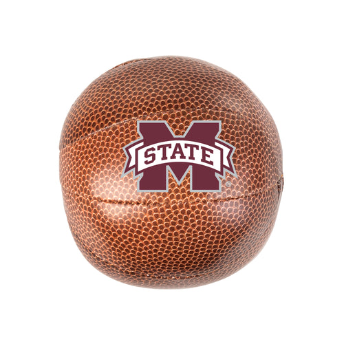 Mississippi State Micro Soft basketball by Logo Brands, featuring team logo and design, suitable for recreational play.