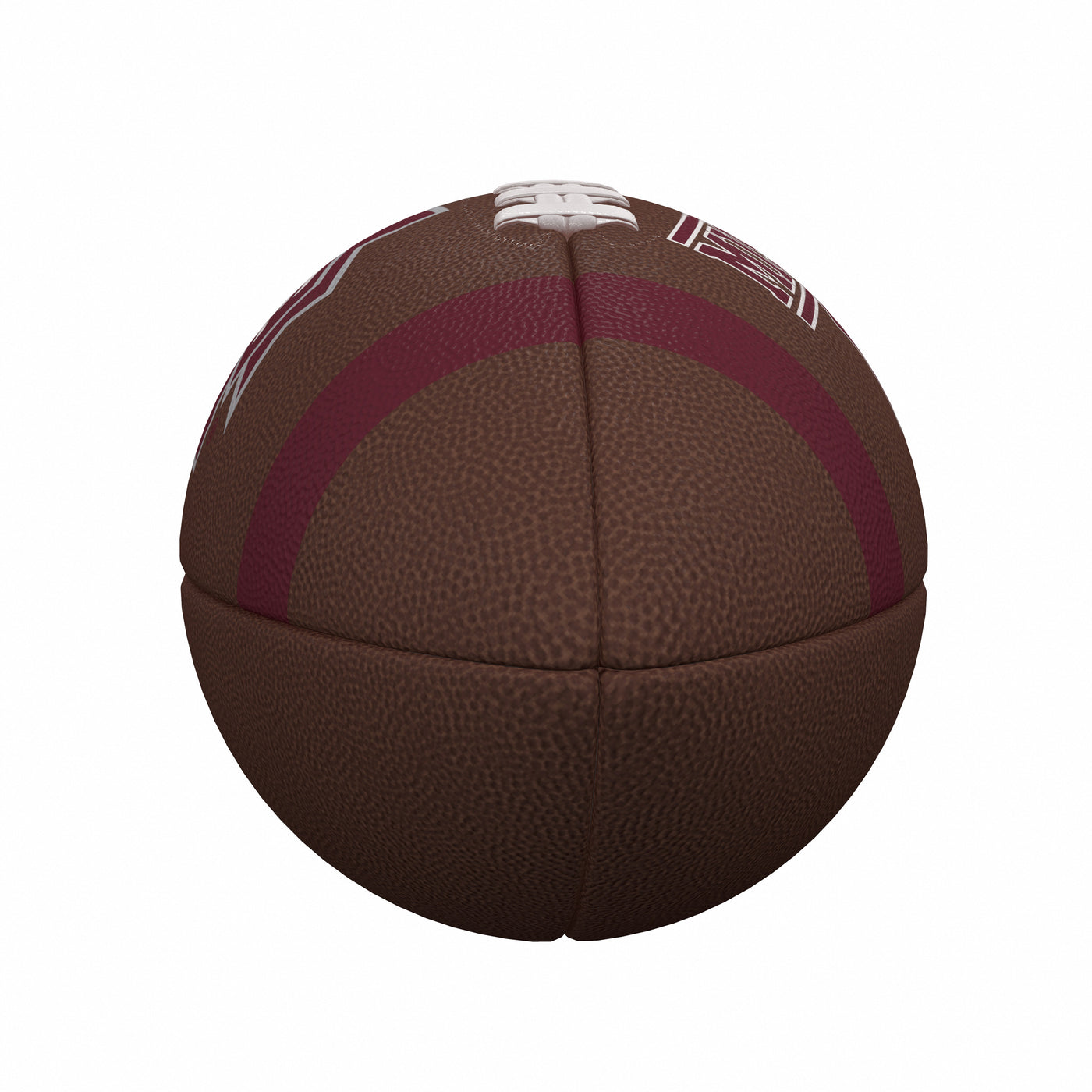 Mississippi State Team Stripe Official-Size Composite Football - Logo Brands