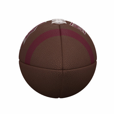 Mississippi State Team Stripe Official-Size Composite Football - Logo Brands
