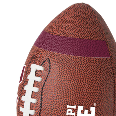 Mississippi State Team Stripe Official-Size Composite Football - Logo Brands