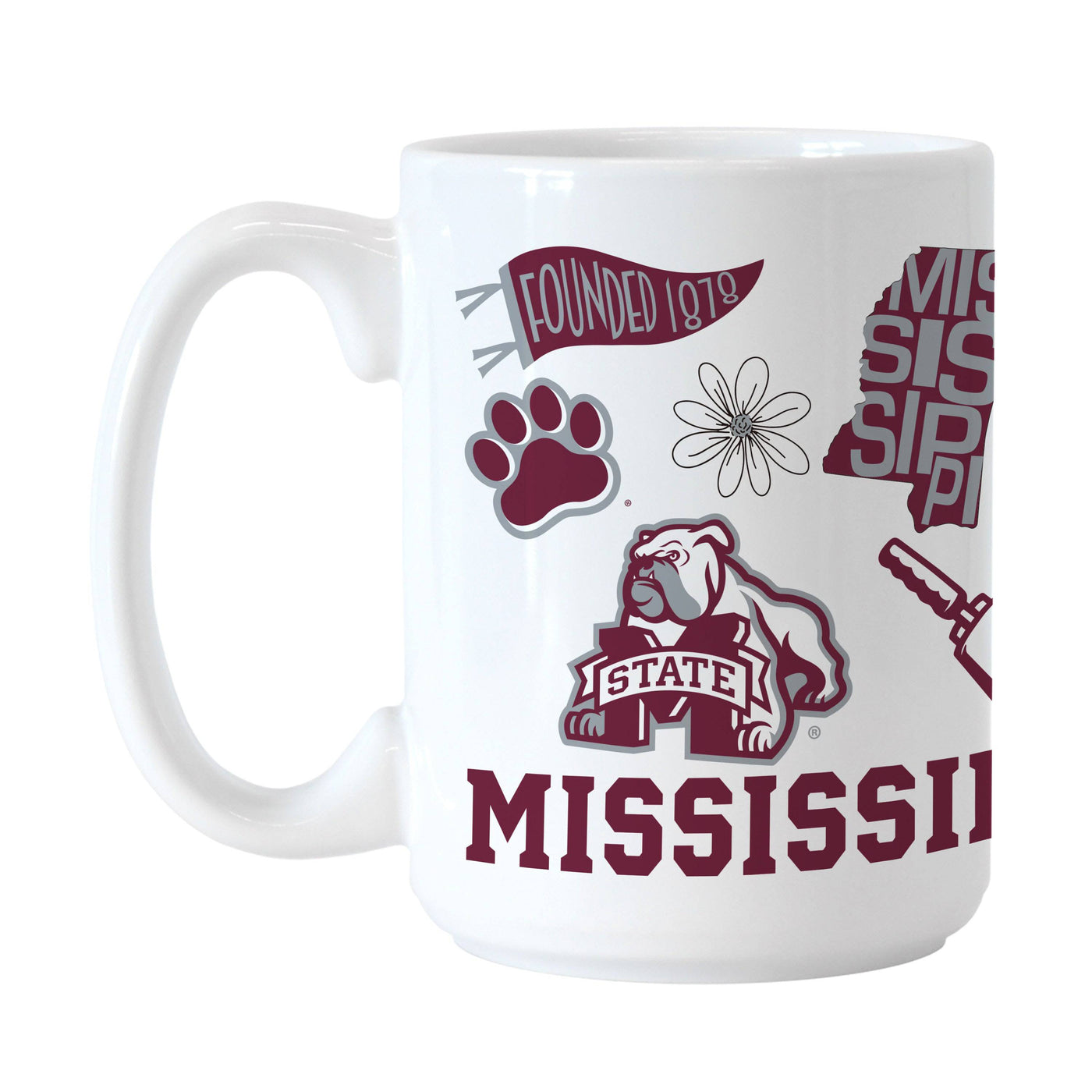 Mississippi State 15oz Native Sublimated Mug