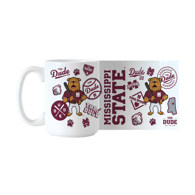 Mississippi State The Dude Native 15oz Sublimated Mug