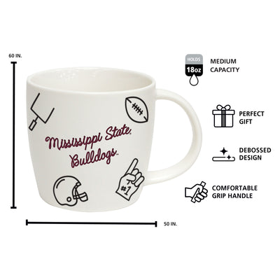 Mississippi State 18oz Playmaker Mug