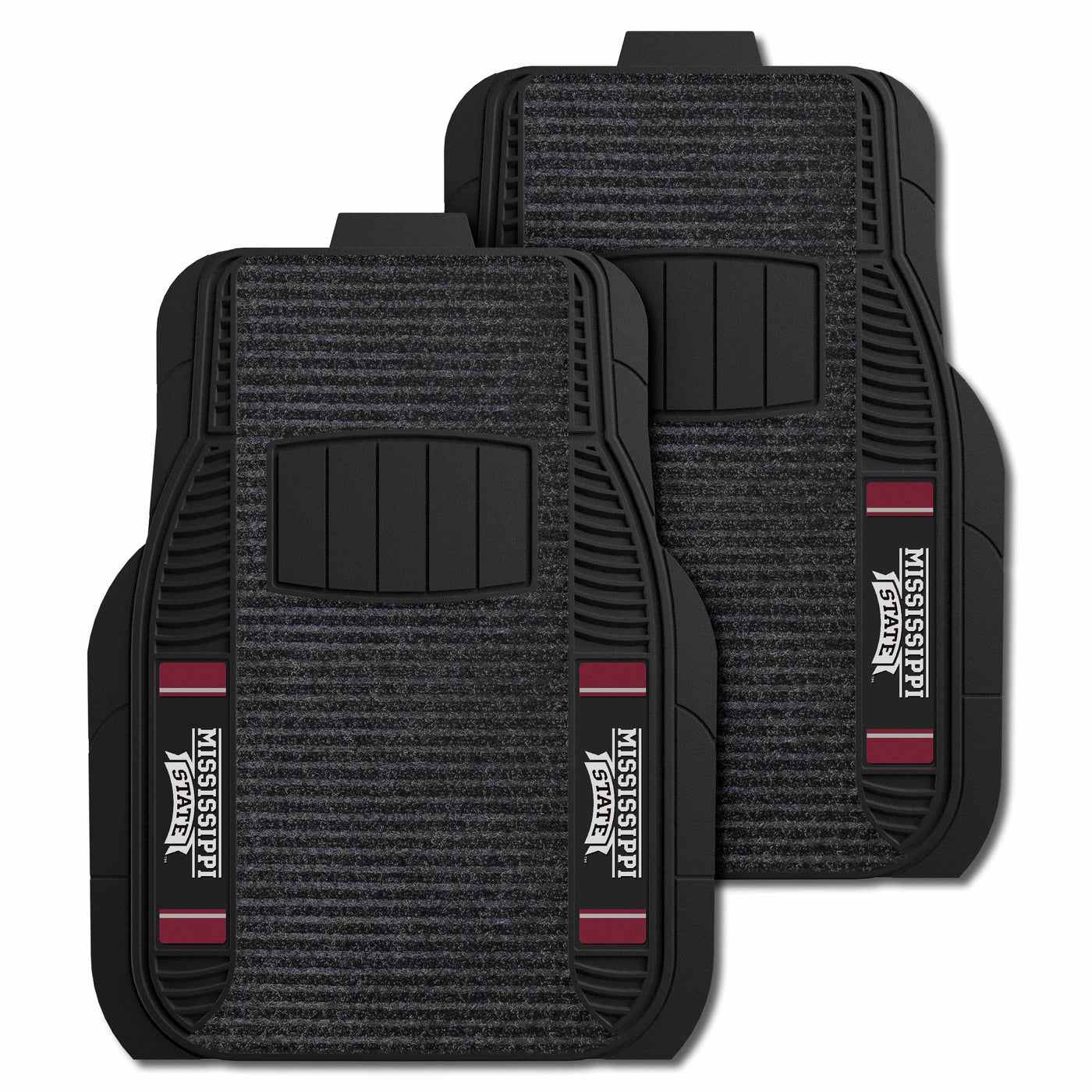 Mississippi State University 2-pc Deluxe Car Mat Set