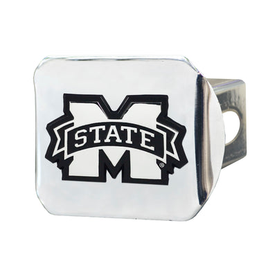 Mississippi State University Chrome on Chrome Hitch Cover