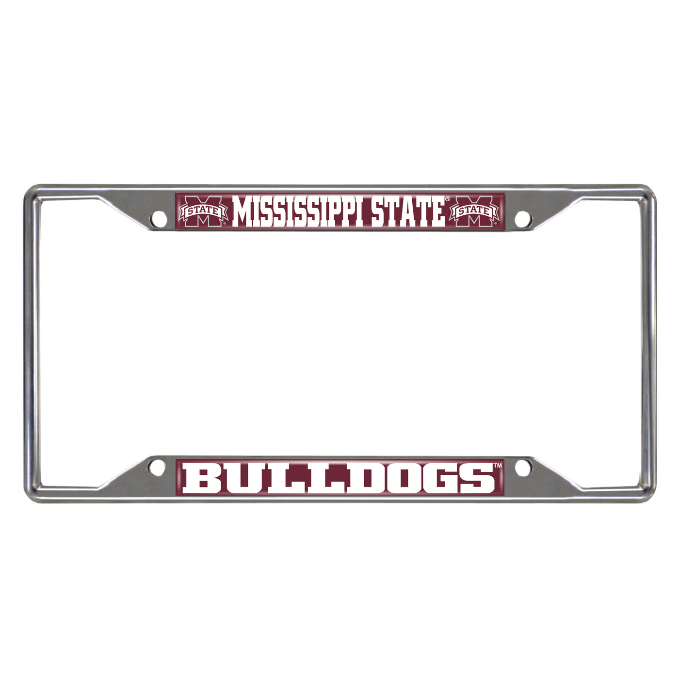 Mississippi State University Chrome License Plate Frame